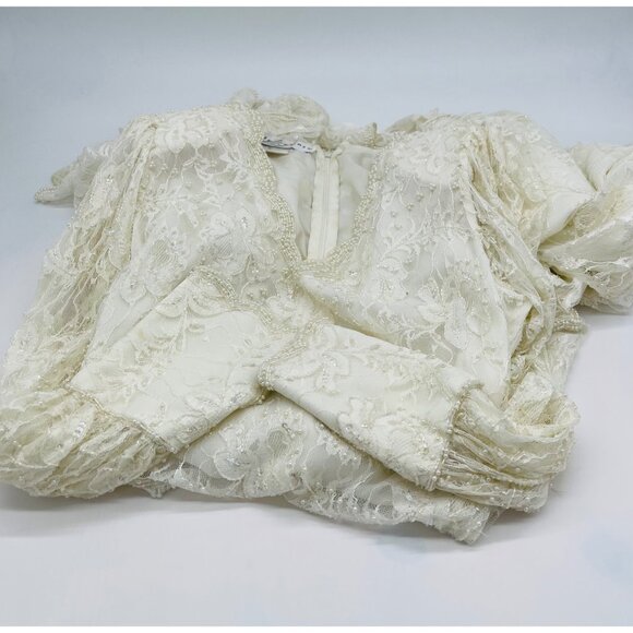 Vintage Lillie Rubin Beaded Dress use as wedding dress Size Small - Picture 11 of 11